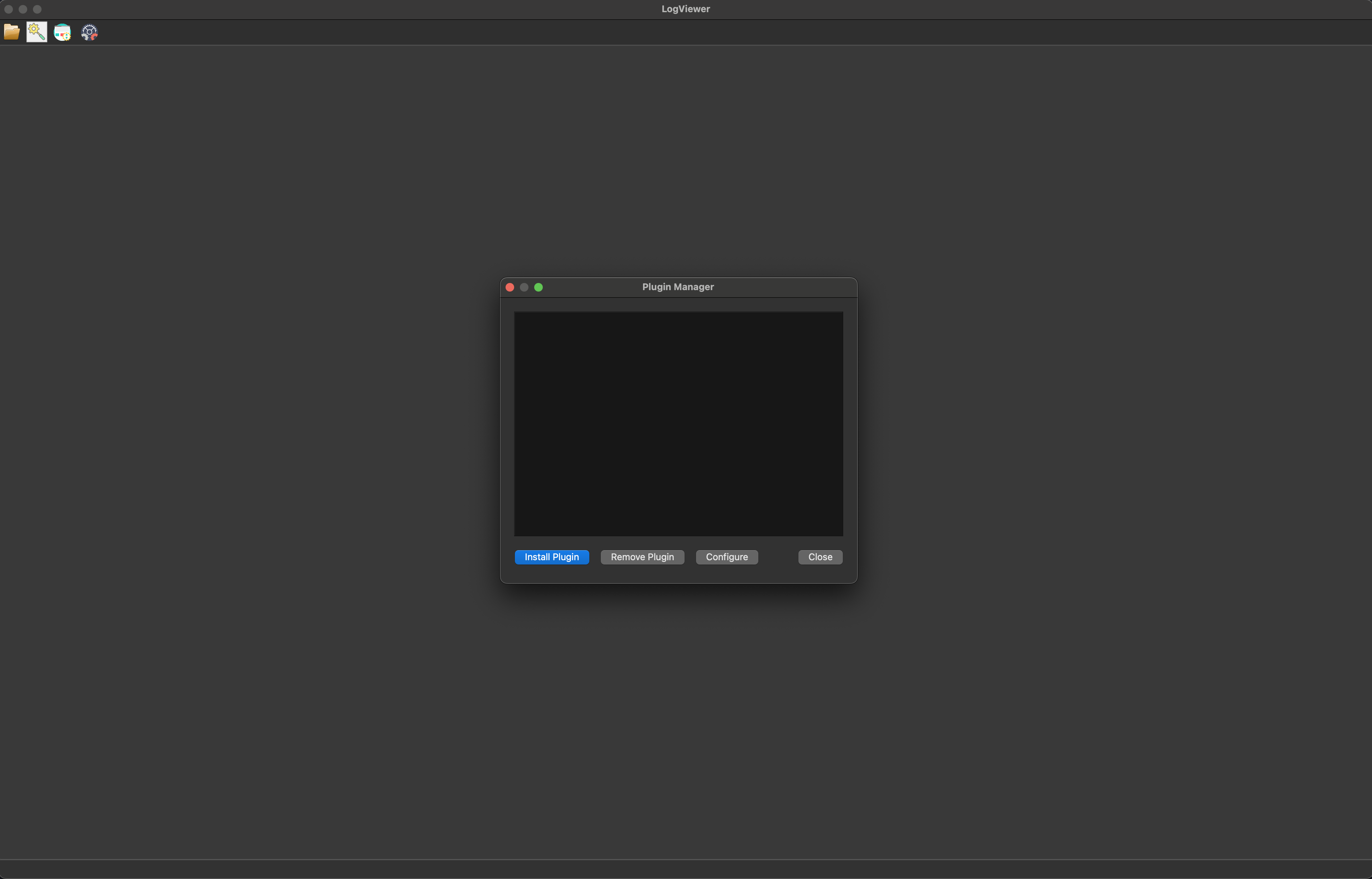 LogViewer Main Window